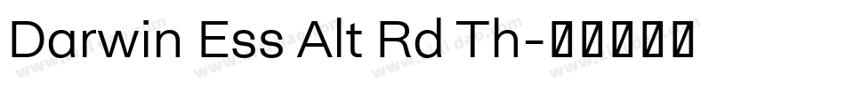 Darwin Ess Alt Rd Th字体转换